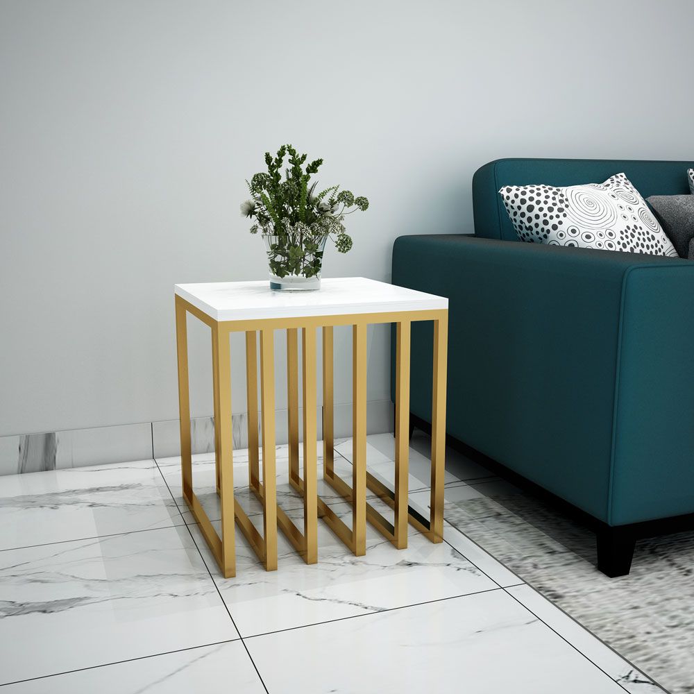 Mettalic Pipe Table, Coffee Table & Side Table for Home, Office - The Gharnish - A Unit of Satkala Creations