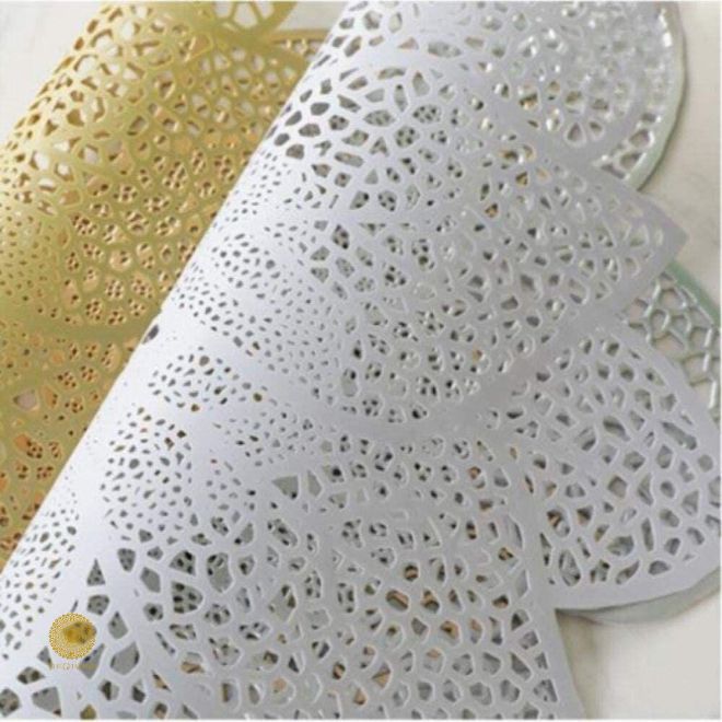 Flower Shaped Table Mat Set of 6 (16x16 Inches) - The Gharnish - A Unit of Satkala Creations