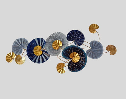 Modern Designed Mushroom Flower Wall Art (48X20 Inches) - The Gharnish - A Unit of Satkala Creations