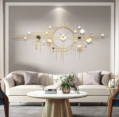 Modren Galaxy wall Clock (48 x 23 Inches) - The Gharnish - A Unit of Satkala Creations