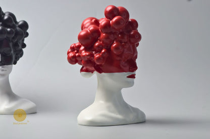 Modern Stylish Lady Face Statue - The Gharnish - A Unit of Satkala Creations