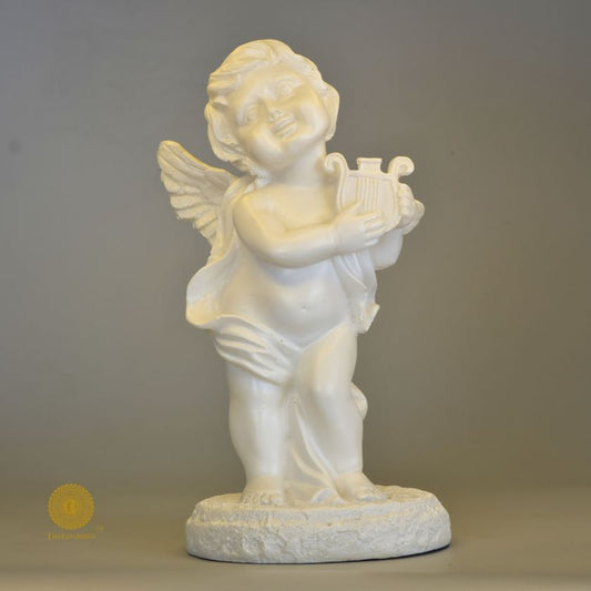 Baby Angel Playing Music Instrument - The Gharnish - A Unit of Satkala Creations