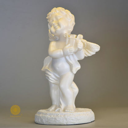 Baby Angel Playing Music Instrument - The Gharnish - A Unit of Satkala Creations