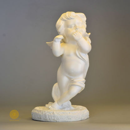 Abstract Baby Angel Statue by The Gharnish, decorative figurine for home or office display.