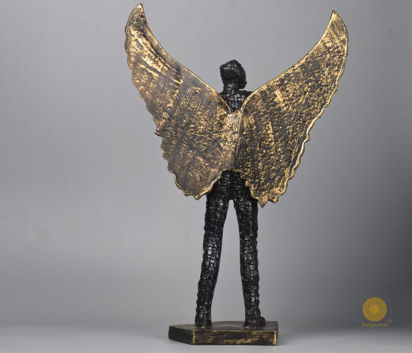 Iconic Flying Wings Man Statue - Limited Edition - The Gharnish - A Unit of Satkala Creations