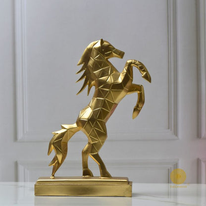 Jumping Stallion Horse resin Statue - The Gharnish - A Unit of Satkala Creations
