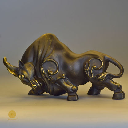 Stock Market Bull Statue / Devil bull for Home and Office - The Gharnish - A Unit of Satkala Creations