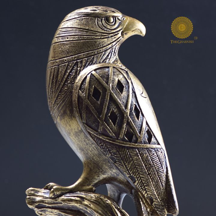 Detailed image of The Gharnish Majestic Garuda animal figurine, showcasing intricate design and craftsmanship.
