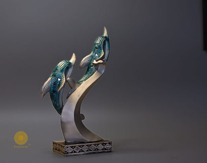 Beauty of Dolphin Fgurines - The Gharnish - A Unit of Satkala Creations