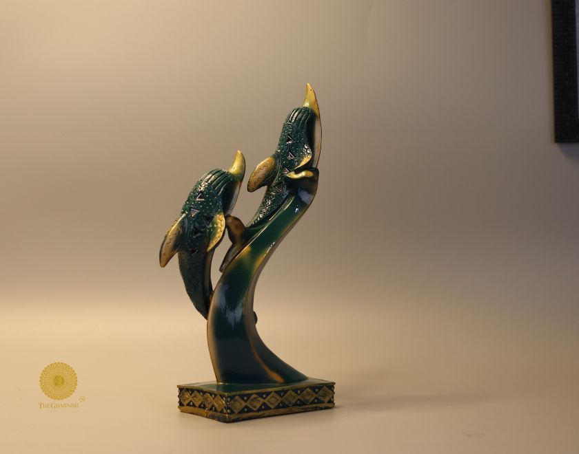 Beauty of Dolphin Fgurines - The Gharnish - A Unit of Satkala Creations