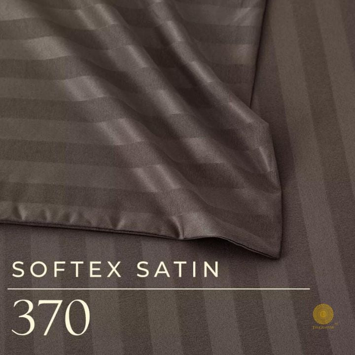 Premium Stripe Comforter from The Gharnish bedding collection with soft, striped fabric in a cozy, inviting design.