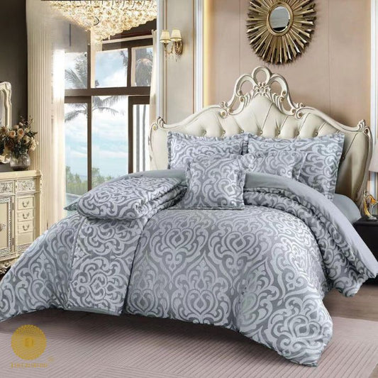 Ayat 6 Pcs Premium Bedding Set - The Gharnish - A Unit of Satkala Creations
