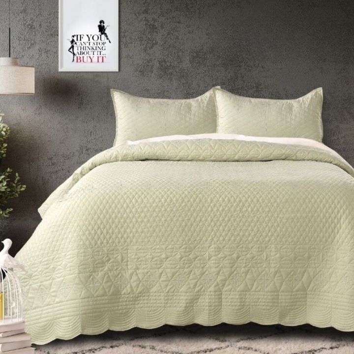 CRIMSON ANANTARA EMBROIDERY & QUILTED  BEDCOVERS - The Gharnish - A Unit of Satkala Creations