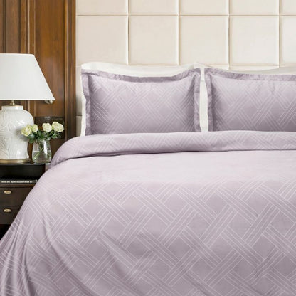 Egyptian Cotton 400 TC king size bedding set by The Gharnish, includes three soft, luxurious bed linens in a stylish design.