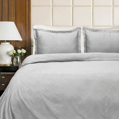 Egyptian Cotton king size 3-piece bedding set by The Gharnish, featuring soft, luxurious 400 TC Egyptian cotton sheets and pillowcases.