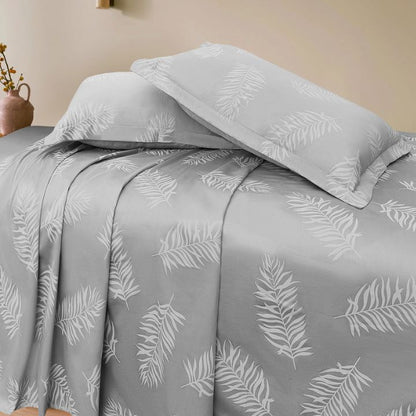 Egyptian Cotton 400 TC king size Bedsheet set of 3 - The Gharnish - A Unit of Satkala Creations