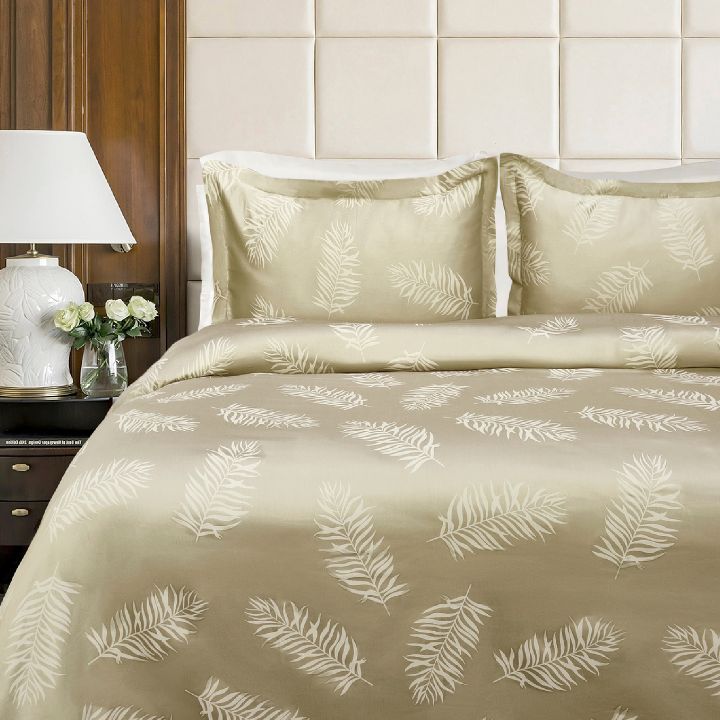 Egyptian Cotton 400 TC king size Bedsheet set of 3 - The Gharnish - A Unit of Satkala Creations