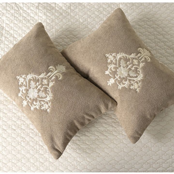 Mughlai quilted bedding set of 5 by The Gharnish, featuring intricate patterns and plush fabric for a luxurious bedroom look.