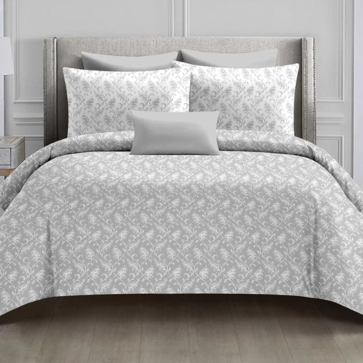 Nature Bliss 100% Cotton Double Bedsheet – Soft & Breathable with Pillow Covers - The Gharnish - A Unit of Satkala Creations