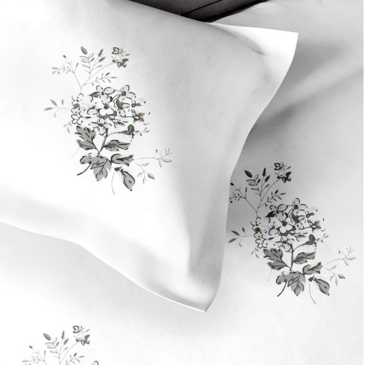 Pure Cotton Super King Size 400 TC Cotton Bedsheet - The Gharnish - A Unit of Satkala Creations