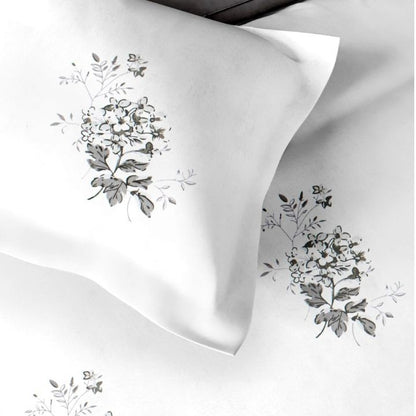 Pure Cotton Super King Size 400 TC Cotton Bedsheet - The Gharnish - A Unit of Satkala Creations
