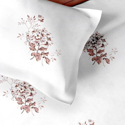 Pure Cotton Super King Size 400 TC Cotton Bedsheet - The Gharnish - A Unit of Satkala Creations