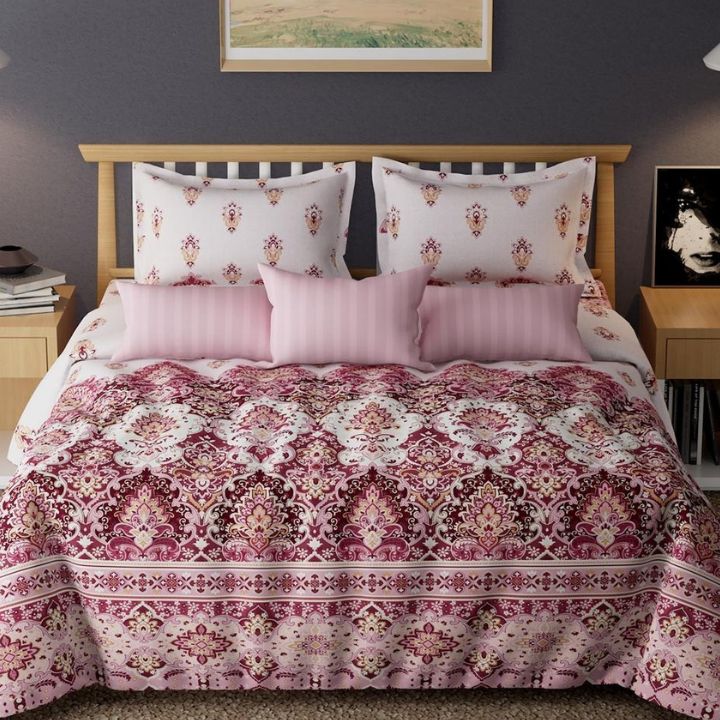 Soft Premium Bedding Set – 3 Piece Bedsheet Set  | Ultra-Soft & Breathable - The Gharnish - A Unit of Satkala Creations