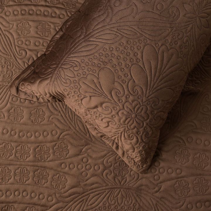 Super Luxurious Quilted  Holland Fabric King Size Bedding Set - The Gharnish - A Unit of Satkala Creations
