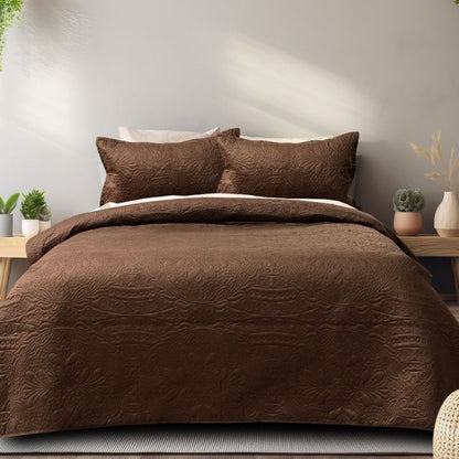 Super Luxurious Quilted  Holland Fabric King Size Bedding Set - The Gharnish - A Unit of Satkala Creations