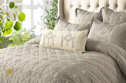 Wedding Bells Designer & Luxurious 7 Pcs Bedding Set / Premium Collection - The Gharnish - A Unit of Satkala Creations
