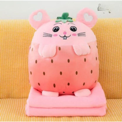 Fruit Series Toys Cum AC Blanket for Kids - The Gharnish - A Unit of Satkala Creations