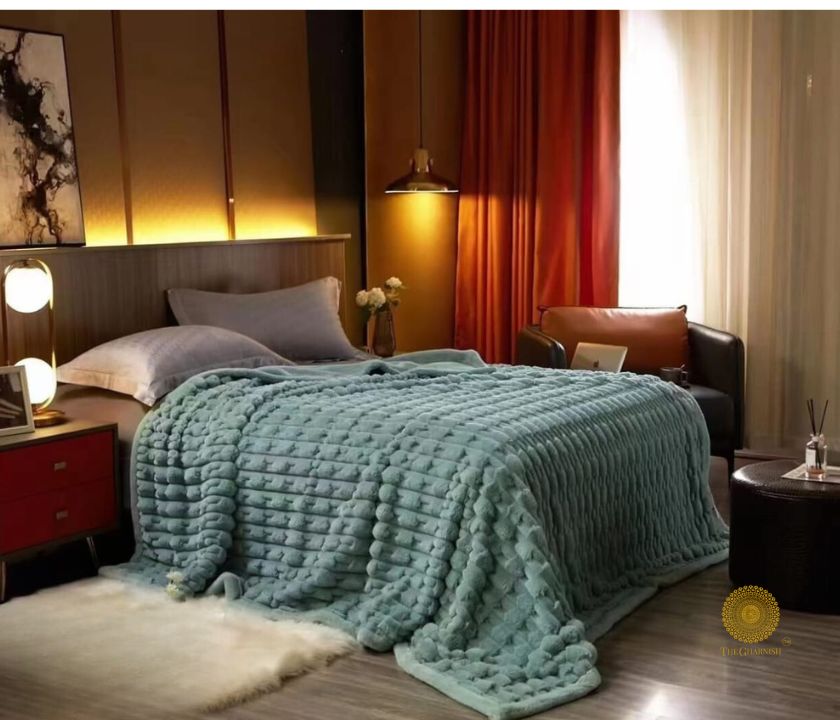 Indulge in ultimate luxury with our Rabbit Fur Style Supersoft Blanket. Crafted with premium rabbit fur, this blanket offers unparalleled softness and comfort. Perfect for those chilly nights, this blanket will keep you warm and cozy in style. Upgrade your bedding with this luxurious addition.