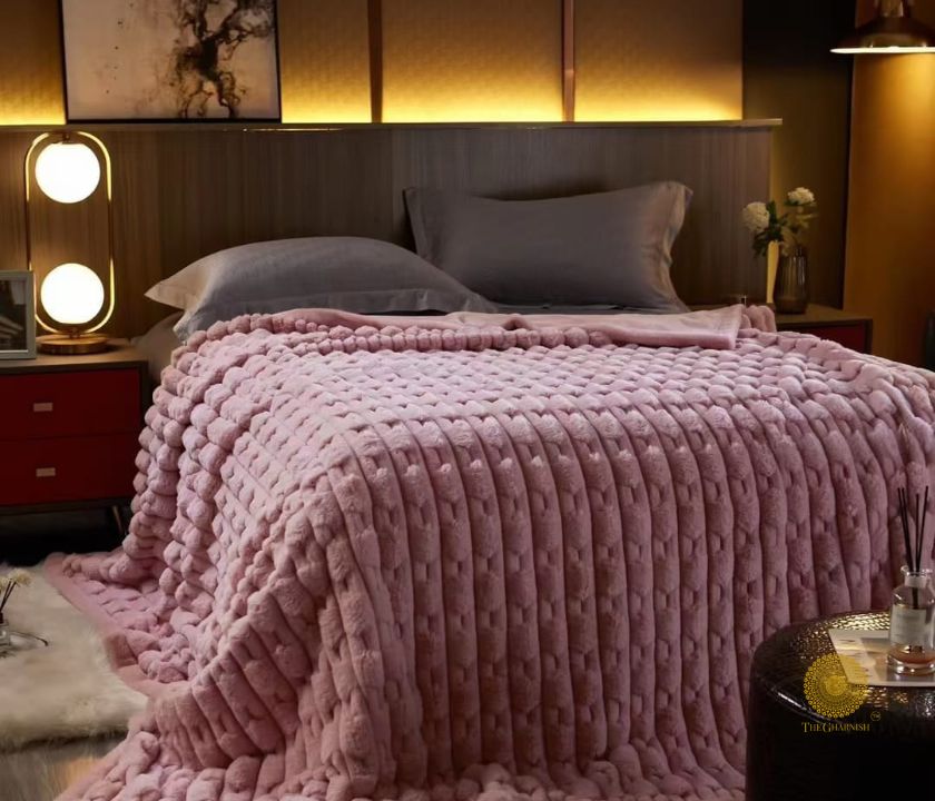 Indulge in ultimate luxury with our Rabbit Fur Style Supersoft Blanket. Crafted with premium rabbit fur, this blanket offers unparalleled softness and comfort. Perfect for those chilly nights, this blanket will keep you warm and cozy in style. Upgrade your bedding with this luxurious addition.