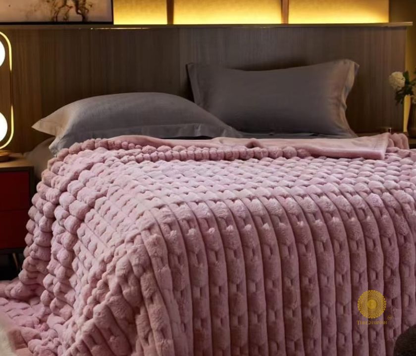 Indulge in ultimate luxury with our Rabbit Fur Style Supersoft Blanket. Crafted with premium rabbit fur, this blanket offers unparalleled softness and comfort. Perfect for those chilly nights, this blanket will keep you warm and cozy in style. Upgrade your bedding with this luxurious addition.