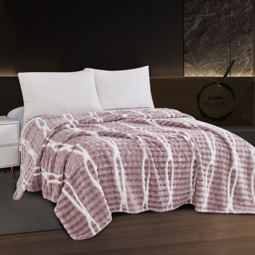 Super Soft Premium Rabbit Fur AC Blanket - The Gharnish - A Unit of Satkala Creations