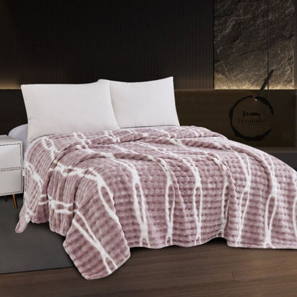 Super Soft Premium Rabbit Fur AC Blanket - The Gharnish - A Unit of Satkala Creations