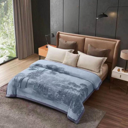Cloudy Korean Mink Double Ply Blanket for Winter - The Gharnish - A Unit of Satkala Creations