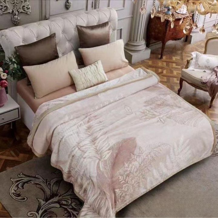 Cloudy Korean Mink Double Ply Blanket for Winter - The Gharnish - A Unit of Satkala Creations