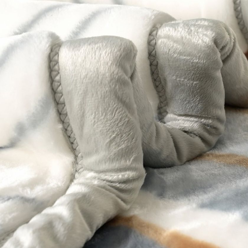 Cloudy Korean Mink Double Ply Blanket for Winter - The Gharnish - A Unit of Satkala Creations