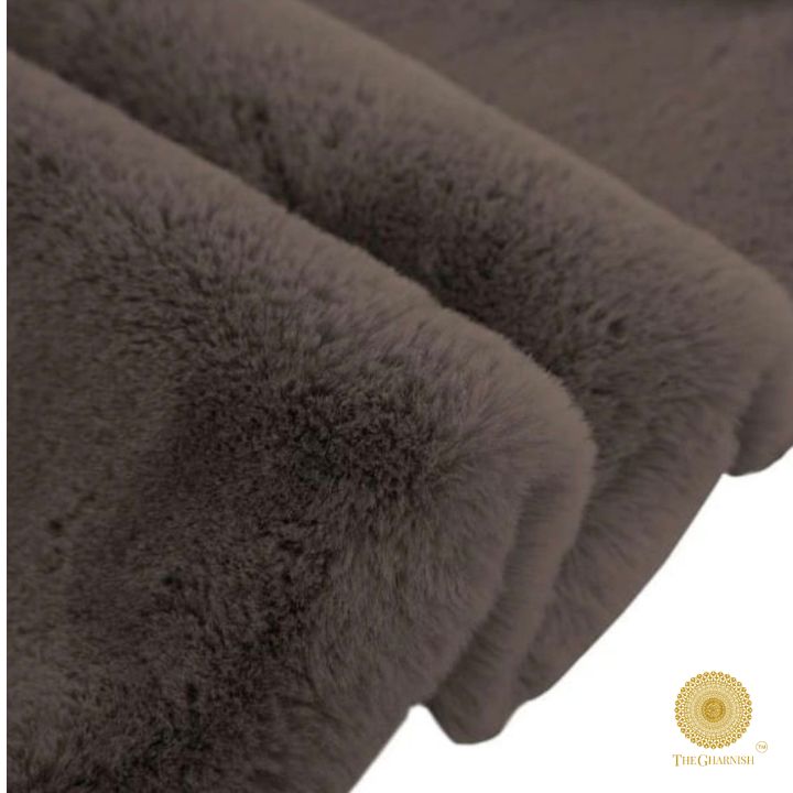 Modern and Soft Rabitt Furr Carpet - The Gharnish - A Unit of Satkala Creations