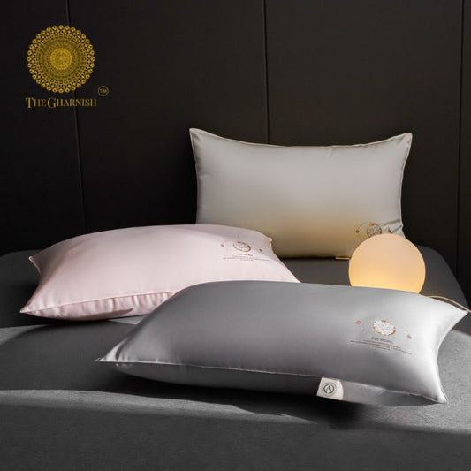 Silk Protien Super Soft Pillow Pair - The Gharnish - A Unit of Satkala Creations