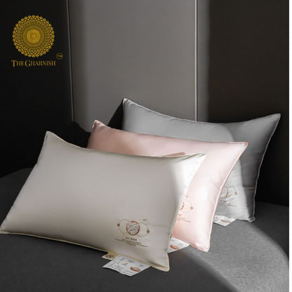 Silk Protien Super Soft Pillow Pair - The Gharnish - A Unit of Satkala Creations