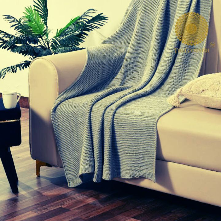 The premium quality yarn used in our throws guarantees durability and longevity, ensuring they remain as soft and inviting as the first day you bring them home. Available in a range of sophisticated colors and timeless patterns, our throws effortlessly complement any interior décor style, adding a touch of elegance to your living space.  Experience unparalleled comfort and style with our premium knitted and soft throws, where every snuggle is an indulgence in luxury.