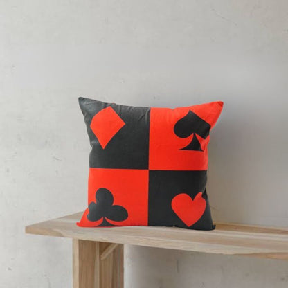 Set of 2 The Gharnish party cushion covers with vibrant, decorative fabric for stylish home or event decor.