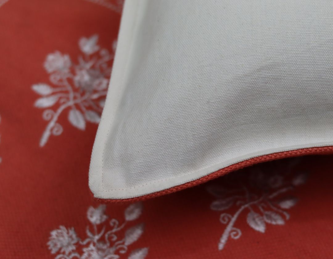 Pure Cotton Embroidered Cushion Covers – Elegance in Every Stitch - The Gharnish - A Unit of Satkala Creations