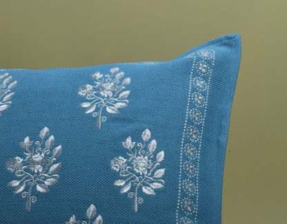 Pure Cotton Embroidered Cushion Covers – Elegance in Every Stitch - The Gharnish - A Unit of Satkala Creations