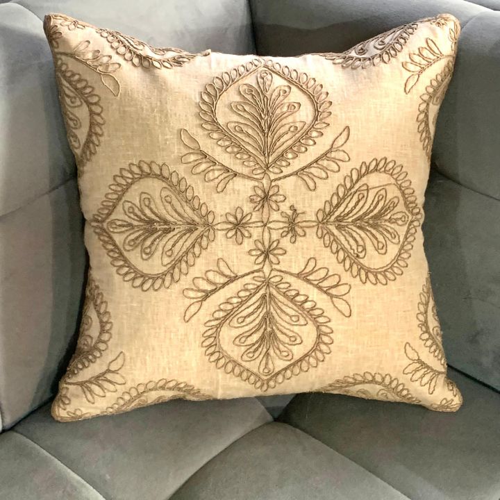 Pure Cotton Embroidery Cushion Covers – Set of 5 - The Gharnish - A Unit of Satkala Creations