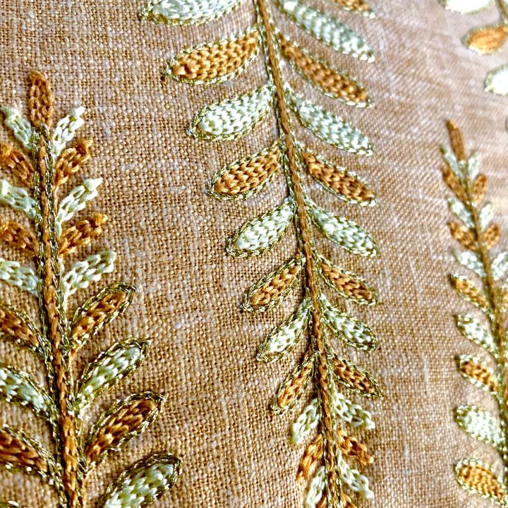 Pure Cotton Embroidery Cushion Covers – Set of 5 - The Gharnish - A Unit of Satkala Creations