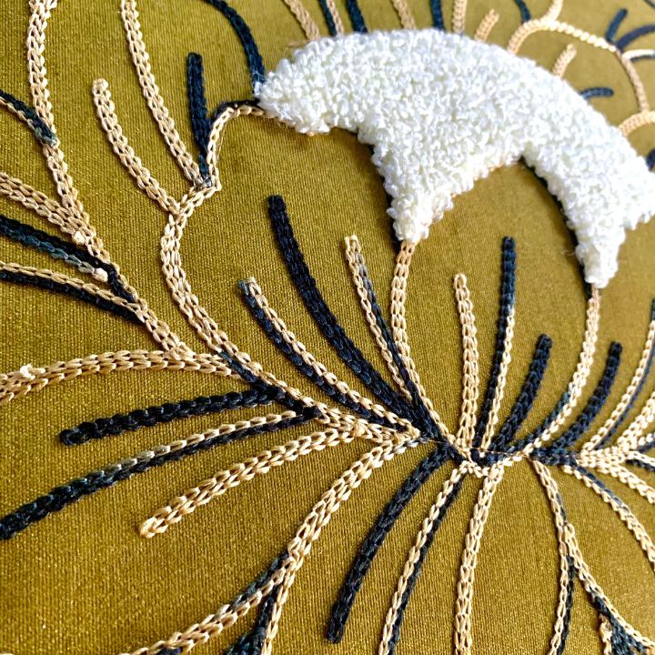 Pure Cotton Embroidery Cushion Covers – Set of 5 - The Gharnish - A Unit of Satkala Creations