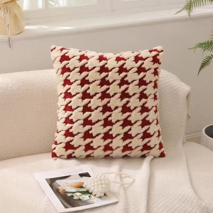 Set of two super soft velvet cushion covers by The Gharnish, stylish and plush decorative cushions for sofa or bed.